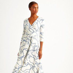 COPY - LAUREN RALPH LAUREN Printed Jersey Surplice Dress